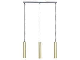 3 Light Pendant Lamp Brass BROSNA