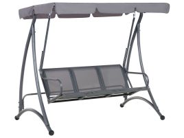 3 Seater Garden Swing Grey BOGART