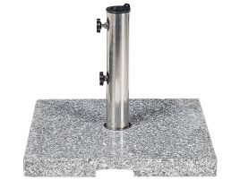 Square Granite Parasol Base Grey CEGGIA
