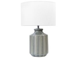 Ceramic Table Lamp Grey ESPERANCE