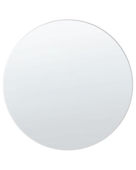 Wall Mirror 80x80cm Silver