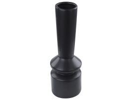 Dolomite Ceramic Flower Vase 30 Black PEANIA