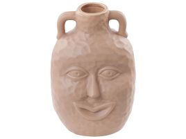 Porcelain Flower Vase 26 Beige