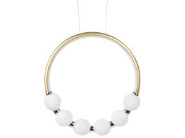 Metal LED Pendant Lamp Gold FANE