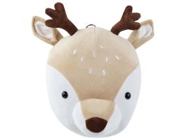 Plush Animal Head Wall DÃ©cor Deer Beige BAMBI