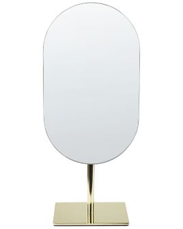 Makeup Mirror 16x37cm Gold