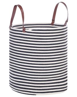 Cotton Basket White and Black ICHKA