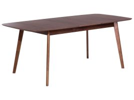 Extending Dining Table 150/190 x 90 cm Dark Wood MADOX