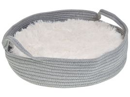 Cotton Pet Bed Ã¸ 45 cm Grey DALAMAN