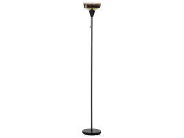 Metal Floor Lamp Black and Gold TALPARO