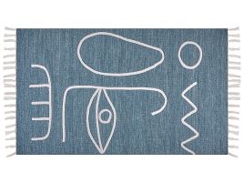 Outdoor Area Rug 80x150cm Blue