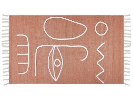 Outdoor Area Rug 80x150cm Light Red