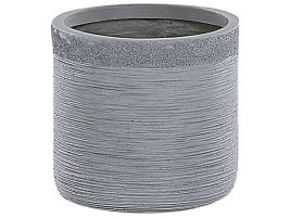 Plant Pot 26 x 26 x 25 cm Grey SAMOS