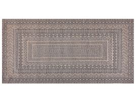 Area Rug 80x150cm Beige and Grey