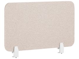 Desk Screen 72 x 40 cm Beige WALLY