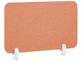Desk Screen 80 x 40 cm Light Red WALLY