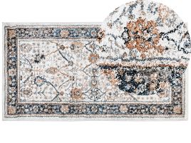 Area Rug 80x150cm Beige and Blue