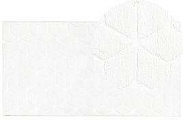 Faux Rabbit Fur Rug 80x150cm White