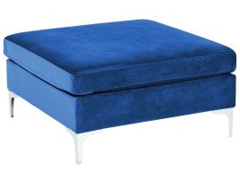 Velvet Ottoman Blue EVJA