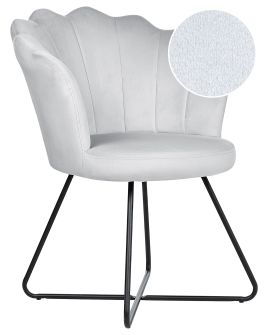 Velvet Armchair Grey LOVELOCK