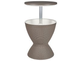 Round Garden Cool Bar ⌀ 48 cm Taupe AISA