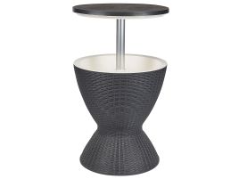 Round Garden Cool Bar ⌀ 48 cm Black AISA
