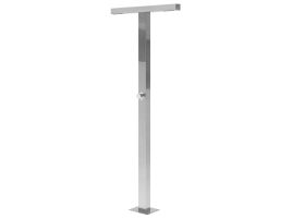 Freestanding Outdoor Shower Silver URZULAI