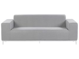 Garden Sofa Light Grey with White ROVIGO