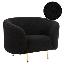 Boucle Armchair Black LOEN