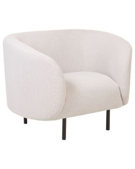 Fabric Armchair Beige LOEN