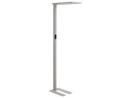 Metal LED Floor Lamp Silver ORION