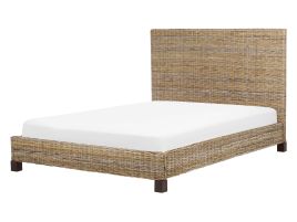 Rattan EU Double Bed Natural SALBRIS