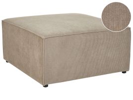 Jumbo Cord Ottoman Taupe LEMVIG