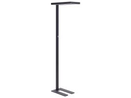 Metal LED Office Floor Lamp Black TAURUS