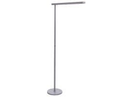 Metal LED Office Floor Lamp Silver PERSEUS