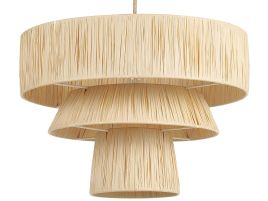 Paper Pendant Lamp Natural CHAMBO