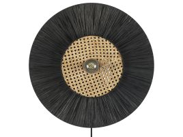 Paper Wall Lamp âŒ€ 50 cm Black YAAPI