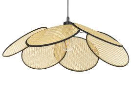 Pendant Lamp Natural and Black MEROO