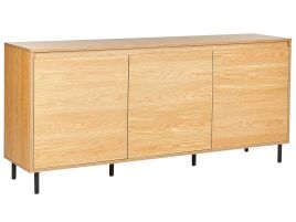 3 Door Sideboard Light Wood NIKEA