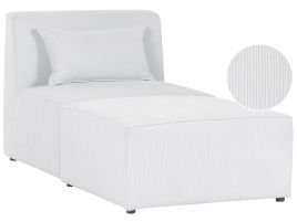 Jumbo Cord Chaise Lounge Off White LEMVIG