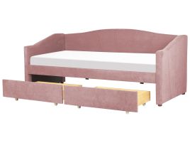 Fabric EU Single Daybed Pink VITTEL