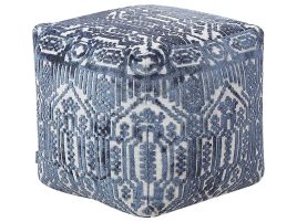 Pouffe 50 x 50 x 50 cm Blue SANAWAN