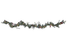 Pre-Lit Christmas Garland 270cm Green