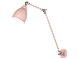 Long Arm Wall Light Pastel Pink MISSISSIPPI