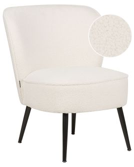 Boucle Armchair White VOSS