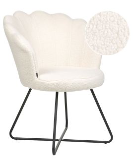 Boucle Armchair White LOVELOCK