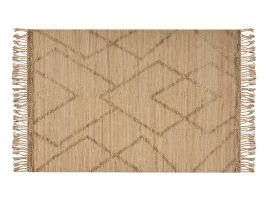 Jute Area Rug 160x230cm Beige