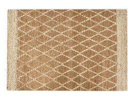 Jute Area Rug 160x230cm Beige