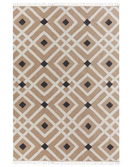 Jute Area Rug 160x230cm Beige