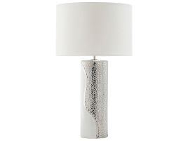 Table Lamp White with Silver AIKEN